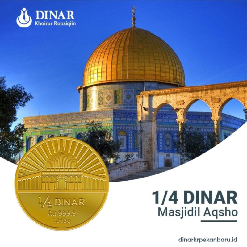 Produk Seperempat Dinar KR Masjidil Aqsho-1