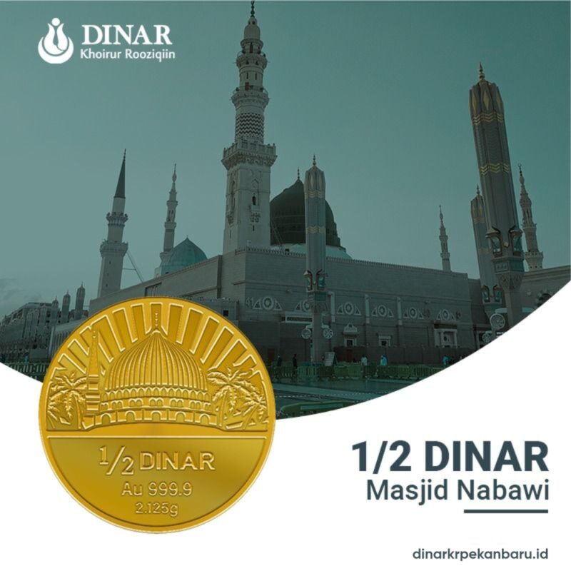 Produk Setengah Dinar KR Masjid Nabawi